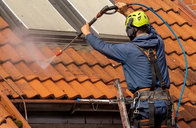 Démoussage et hydrofuge de toiture à Barembach